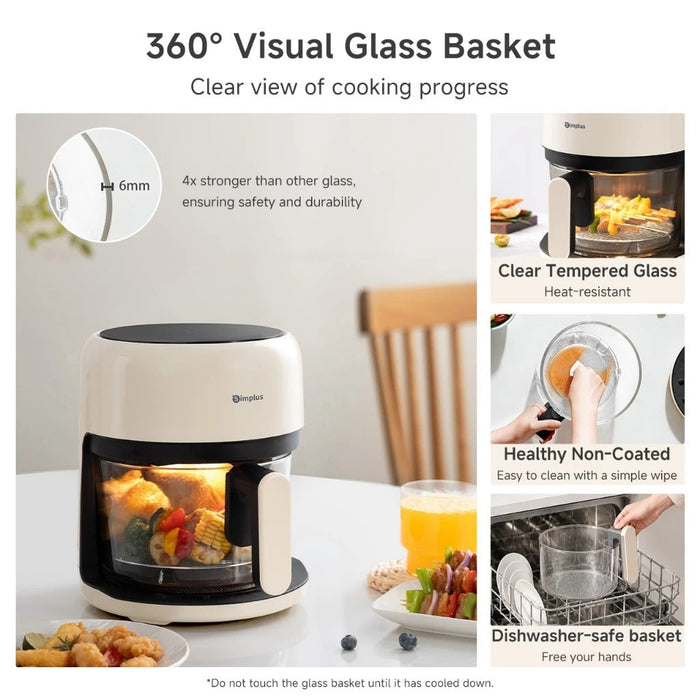 AIR FRYER 017 3.5L GLASS B CWH