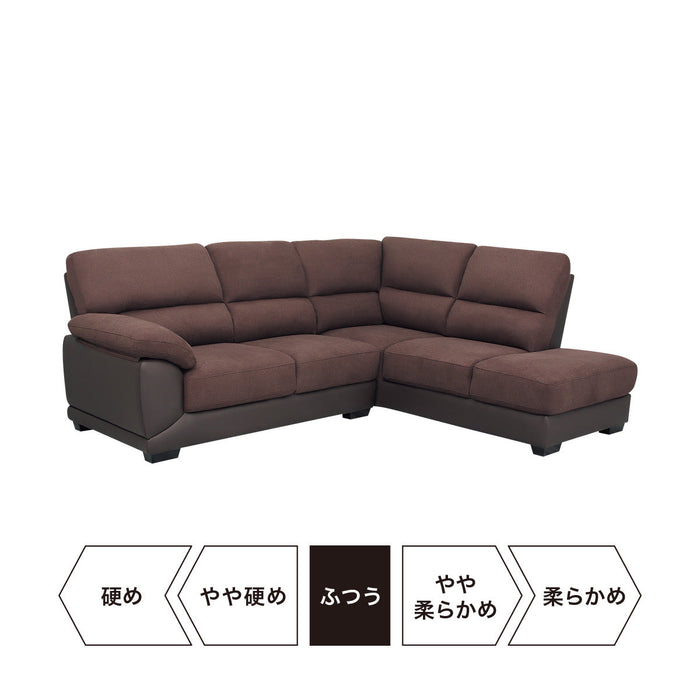 Corner Sofa Wall3-KD LC DBR