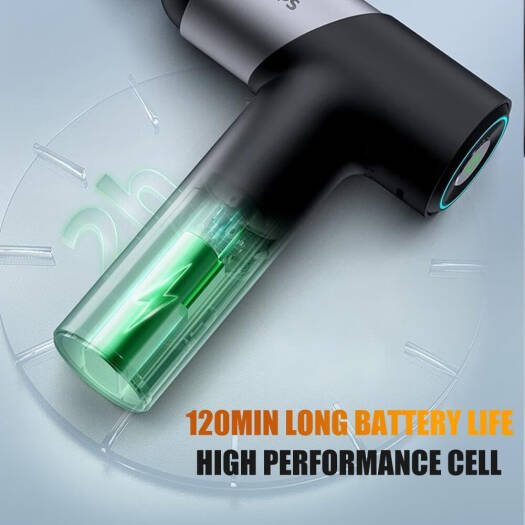 MASSAGER GUN PPM7323 7 GEAR  W/6