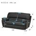 2 Seat Sofa N-Shield Vite3KD BK