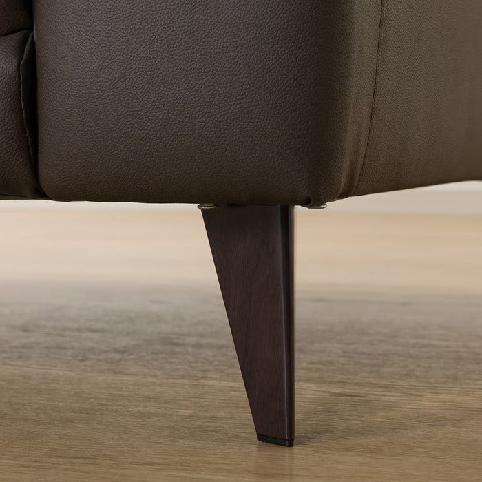 3S-SOFA LB07 LEATHER DBR