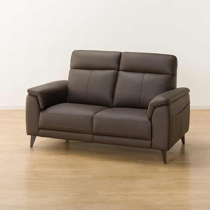 2S-SOFA LB07 LEATHER DBR