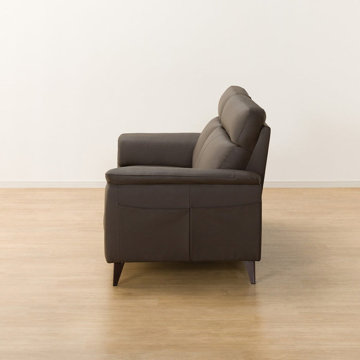 2S-SOFA LB07 LEATHER DBR