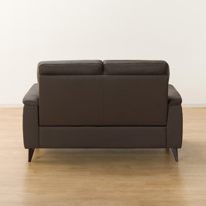 2S-SOFA LB07 LEATHER DBR