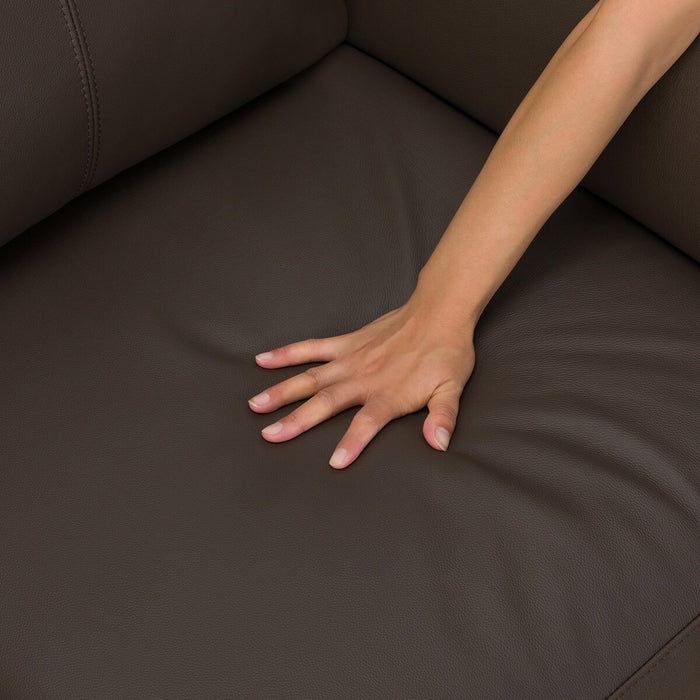 2S-SOFA LB07 LEATHER DBR