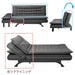 Sofabed N Shield Rock2 Right Couch BK