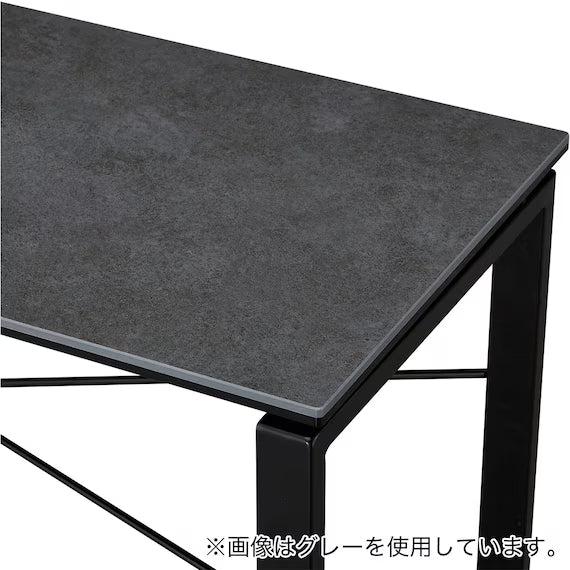 CERAMIC COUNTER TABLE 120 CERAL WH/BK