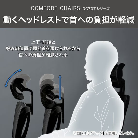 OFFICECHAIR OC707 ELASTOMERMESH BE