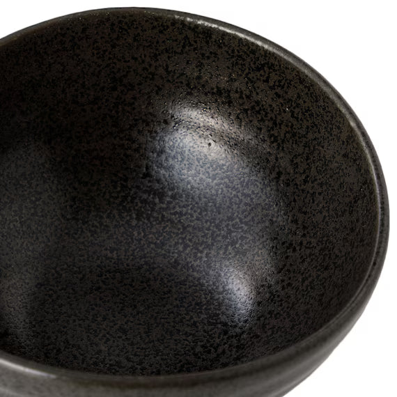OVAL BOWL S BK MINOYAKI
