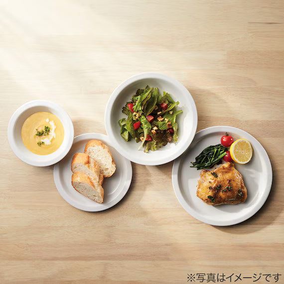 LIGHT-WEIGHT RIM PLATE 23CM WH
