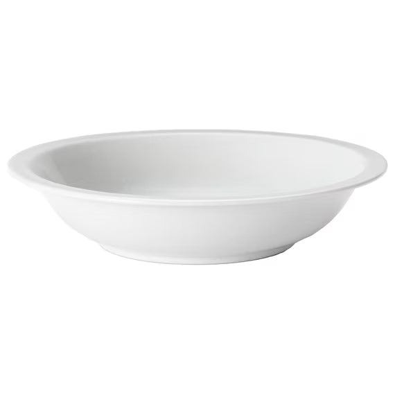 LIGHT-WEIGHT RIM SHALLOW BOWL 21CM WH