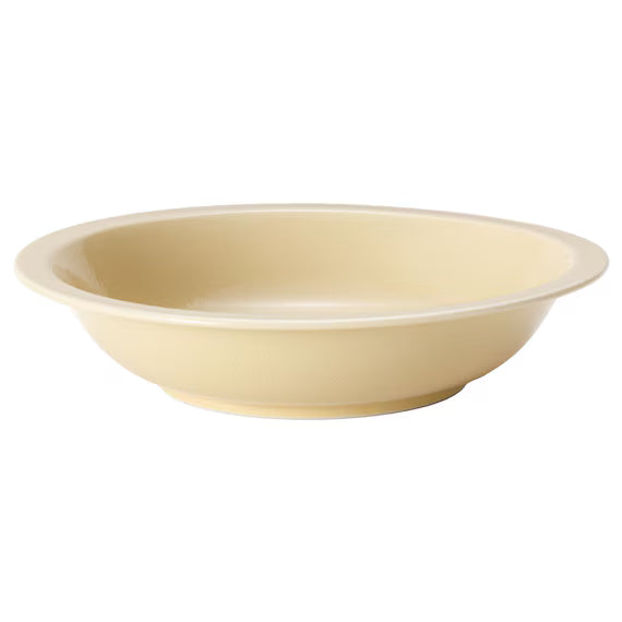 LIGHT-WEIGHT RIM SHALLOW BOWL 21CM YE