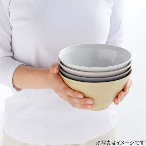 LIGHT-WEIGHT  RIM BOWL 16.5CM YE