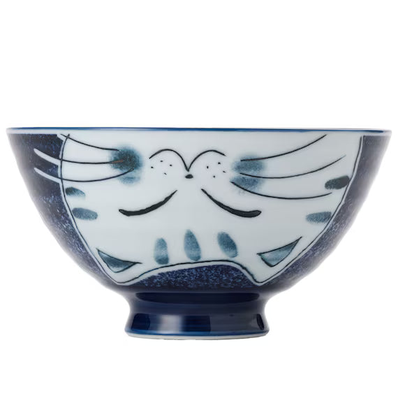 RICE BOWL BLUE CAT L CDI22