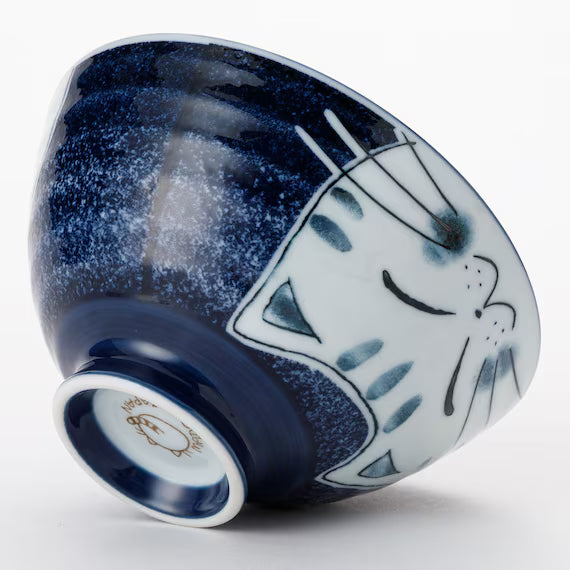 RICE BOWL BLUE CAT L CDI22