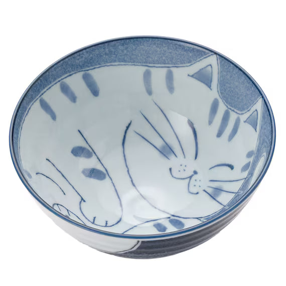 RICE BOWL BLUE CAT L CDI22