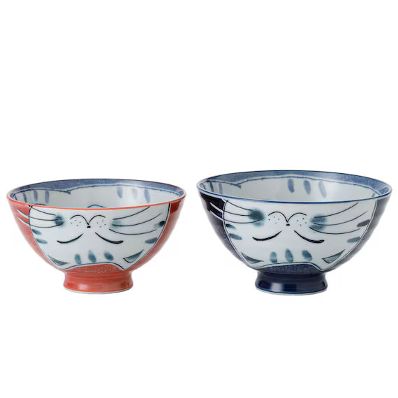 RICE BOWL BLUE CAT L CDI22