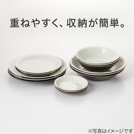 ULTRA LIGHTWEIGHT 17CM BOWL KARU:ECLE RIM PLATE IV