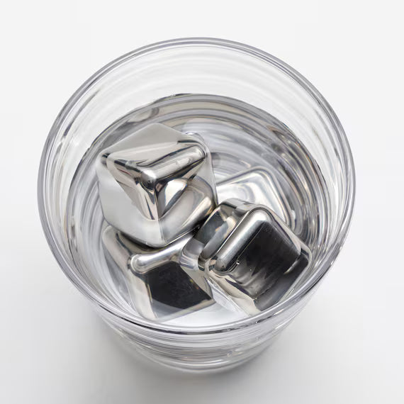 STAINLESS STEEL ICE CUBES 4P CI004