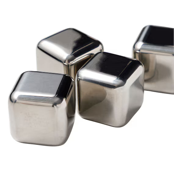 STAINLESS STEEL ICE CUBES 4P CI004