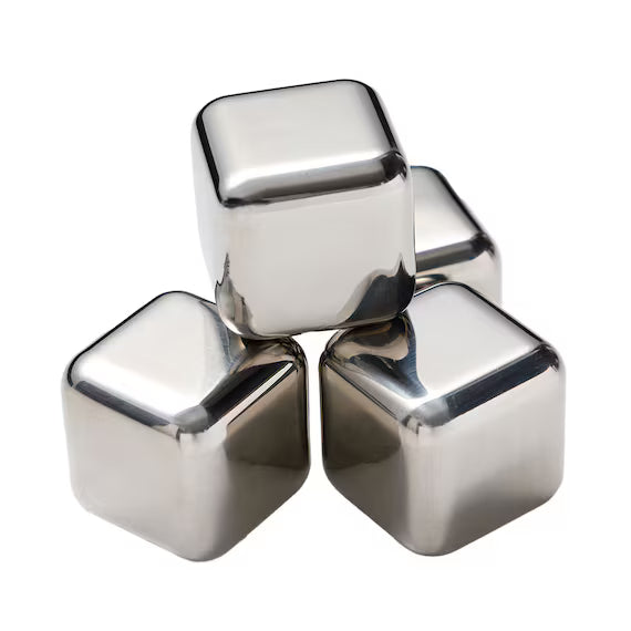 STAINLESS STEEL ICE CUBES 4P CI004