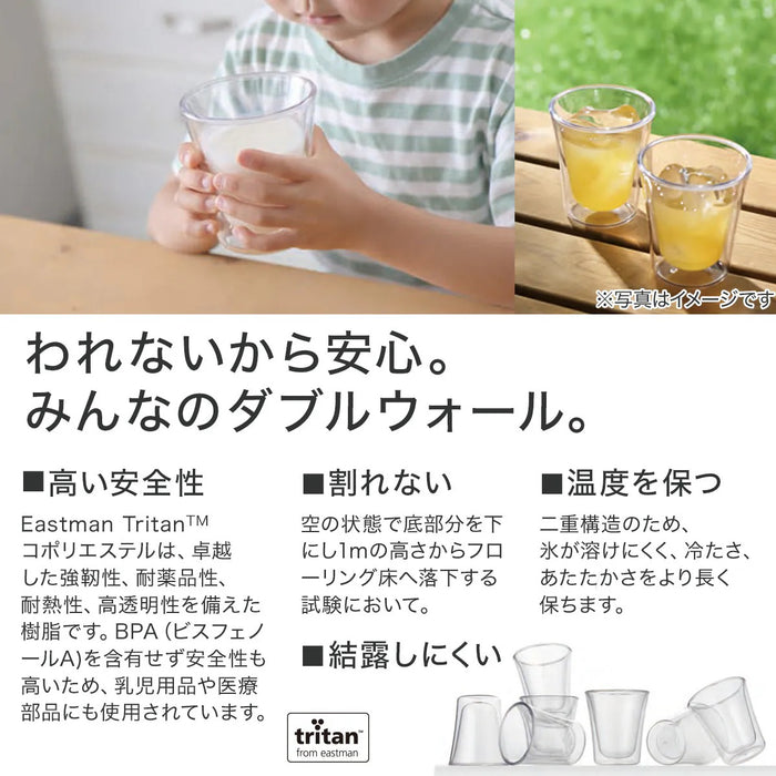 DOUBLE WALL GLASS SLIM 200ML