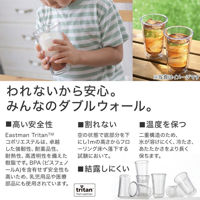 DOUBLE WALL GLASS SLIM 300ML