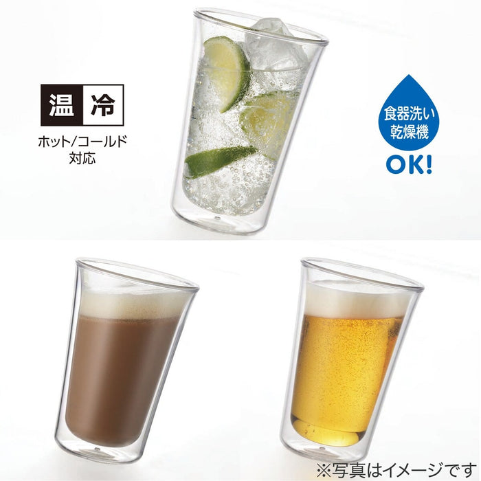 DOUBLE WALL GLASS SLIM 300ML