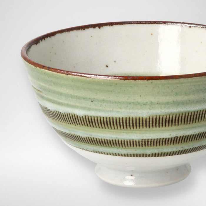 ULTRA LIGHTWEIGHT D11xH6CM RICE BOWL M KARU:ECLE MIDORITOCHIRI