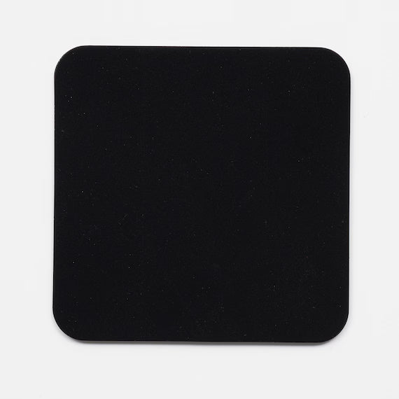 WATER ABSORBENT COASTER BLACK
