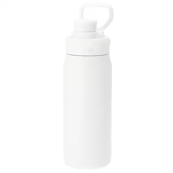 SPORT BOTTLE WITH HANDLE AK600ML WH