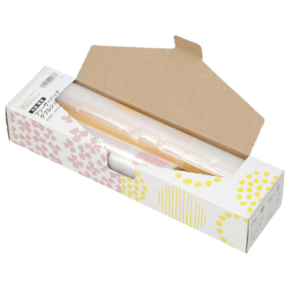 SET OF 2 FREEZERBAG DOUBLE ZIPPER  TW M25 L15