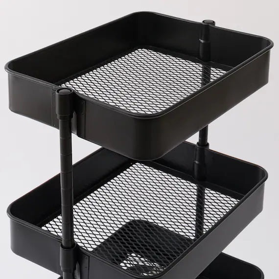 STEEL WAGON TROLLEY4 S BK