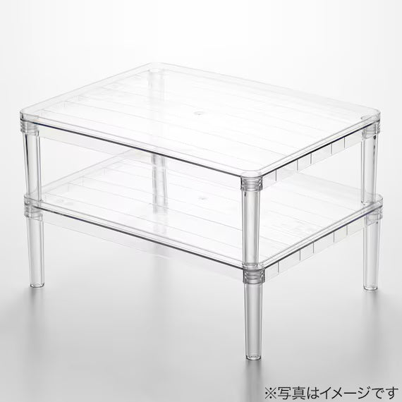 STACKABLE DISH RACK CL N-BLANC