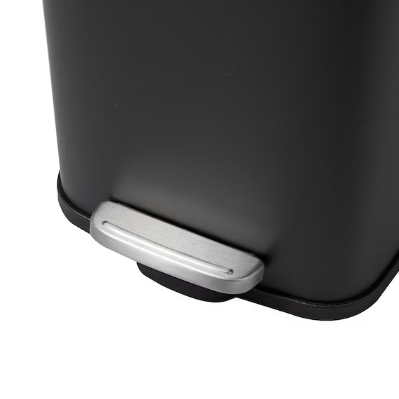 RECTANGLE SOFT-CLOSE TRASH CAN H8-5L BK