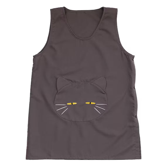 APRON DECONEKO FACE GY CDN04