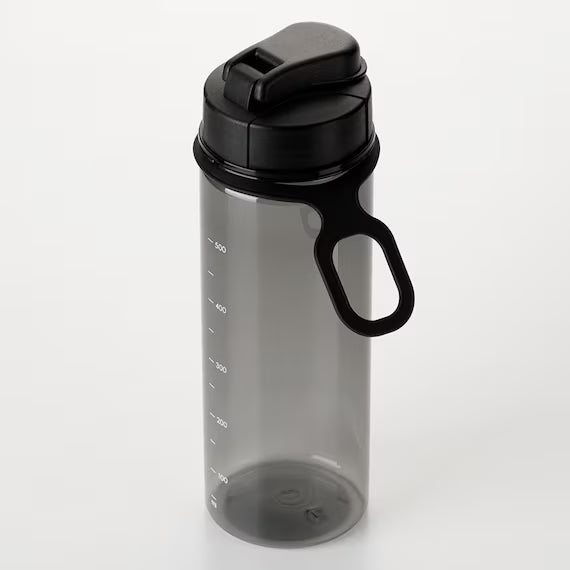 WATER BOTTLE WITH HANDLE LH-600ML BK