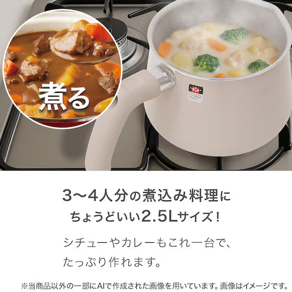 IH POT WITH STEAMER 1.9L BE