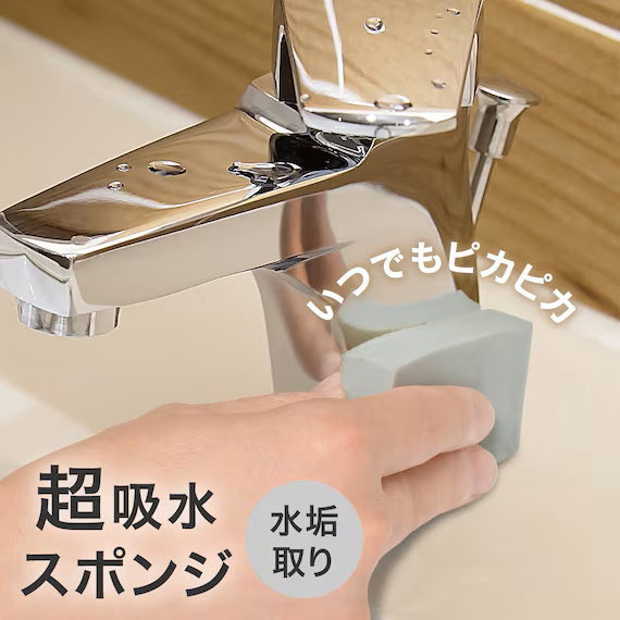 SUPER ABSORBENT SPONGE SCALE REMOVER