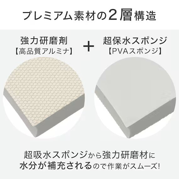 SUPER ABSORBENT SPONGE SCALE REMOVER