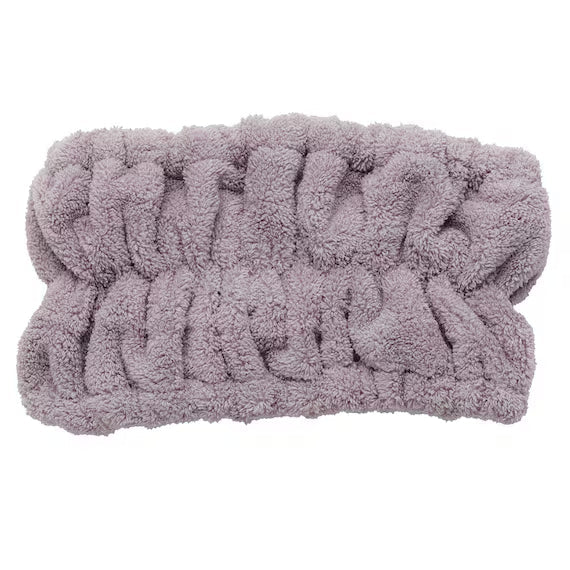 FLANNEL HAIRBAND RIBBON PU IW24