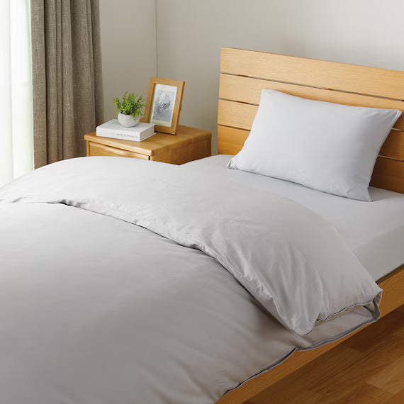 STRETCH FITTEDSHEET38 NFIT FT05 COTTON GY WD-Q