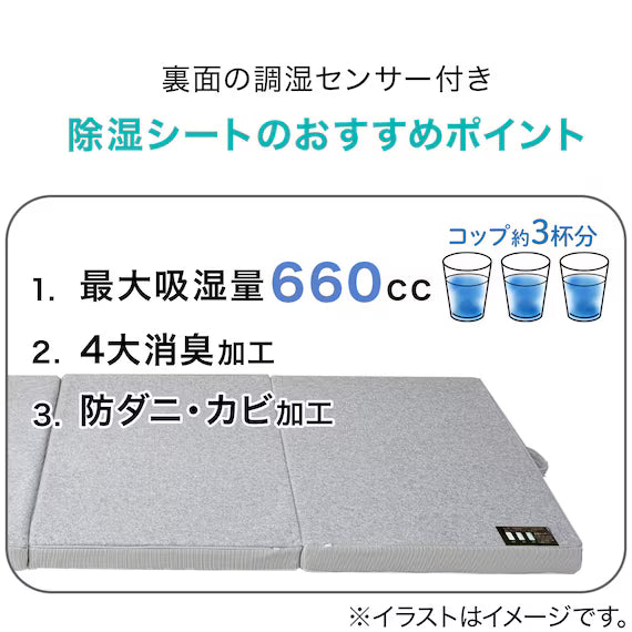 SUPPORTED AT A POINT DEHUMIDIFICATION MATTRESS D F2407