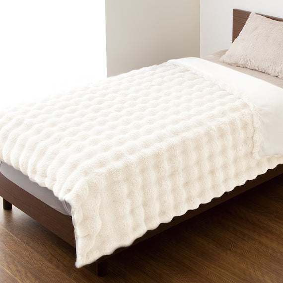 BLANKET POKOPOKO RABBIT TOUCH WH S A2425