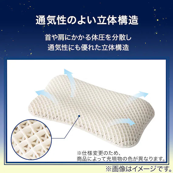 HEIGHT ADJUSTMENT TPE HIGH VENTILATION PILLOW P2414