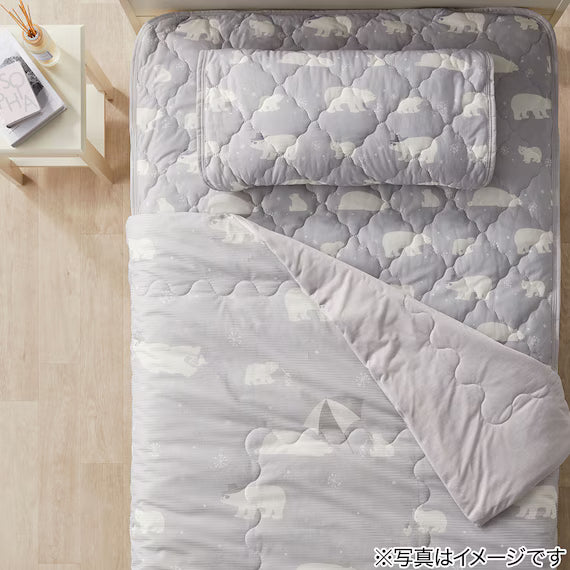 REVERSIBLE PADDED PILLOW TOPPER N COOL S2503 BEAR
