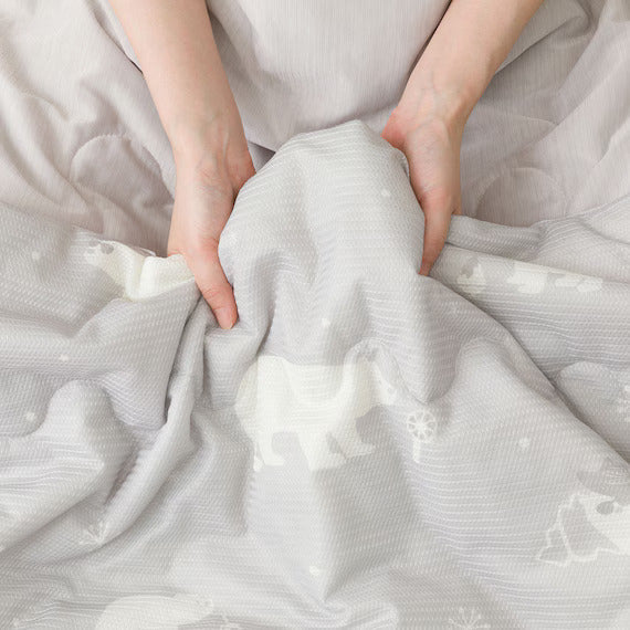 REVERSIBLE COMFORTER N COOL S2503 BEAR D