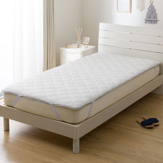 REVERSIBLE PADDED SHEET TOPPER N COOL SP S2509 FLOWER GY S