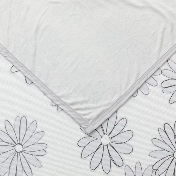 REVERSIBLE NCOOL BLANKET SP S2509 FLOWER GY HALF