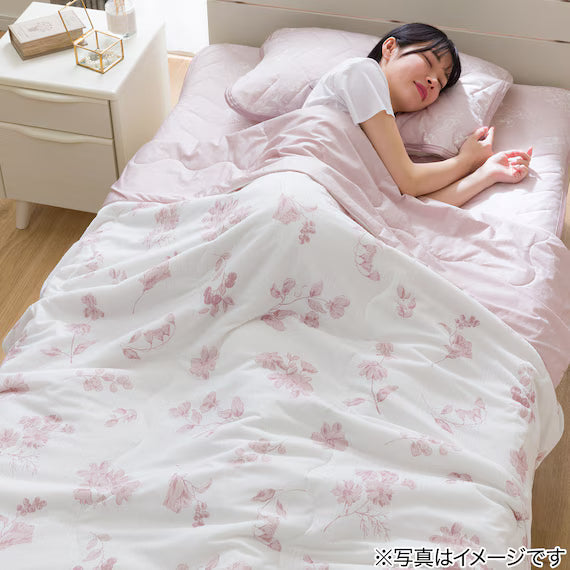 REVERSIBLE PADDED SHEET TOPPER N COOL WSP S2511 FLOWER RO S